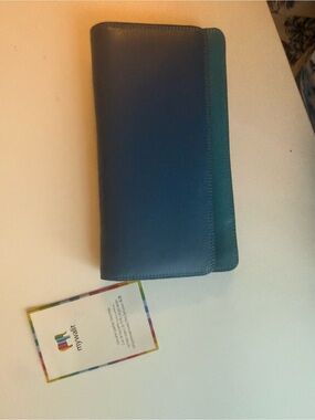 Mywalit Multi colored Leather Wallet